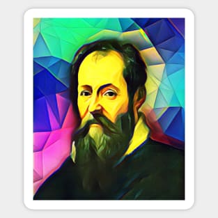 Giorgio Vasari Colourful Portrait | Giorgio Vasari Artwork 7 Sticker